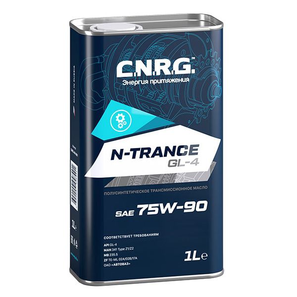 фото Масло трансмиссионное c.n.r.g. n-trance gl-4 75w-90 (кан.1л ) cnrg