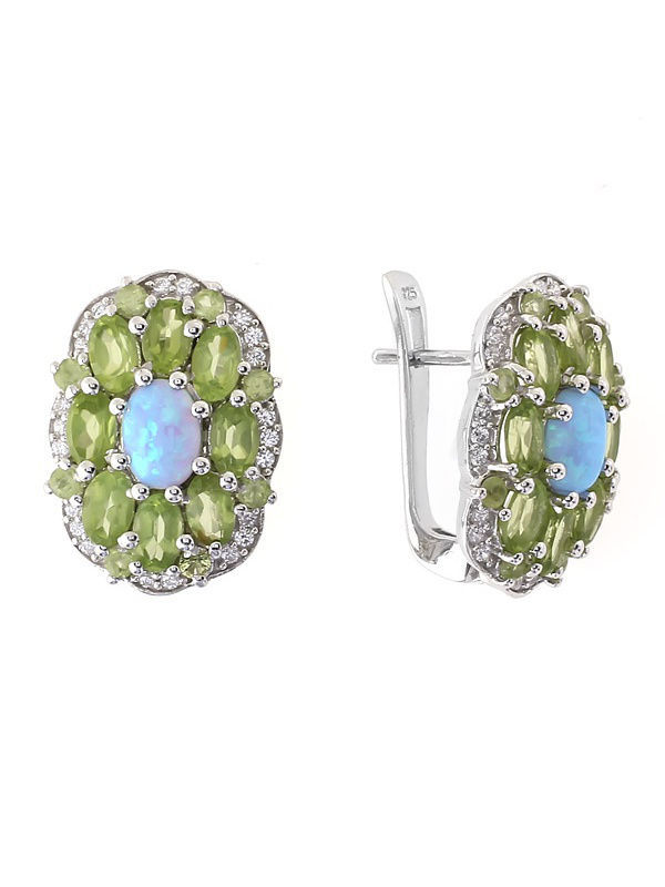 

Серьги из серебра с опалом Balex Jewellery 2410931169, 2410931169