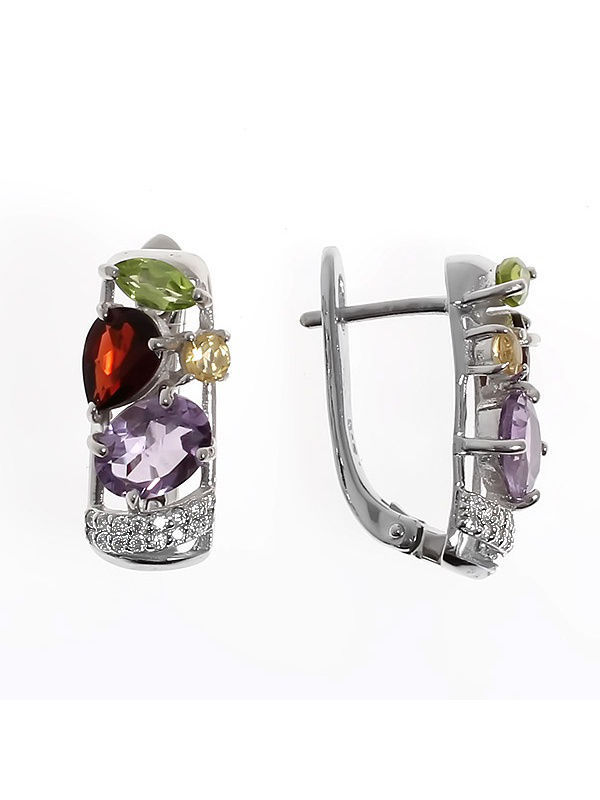 

Серьги из серебра с гранатом Balex Jewellery 2405936845, 2405936845