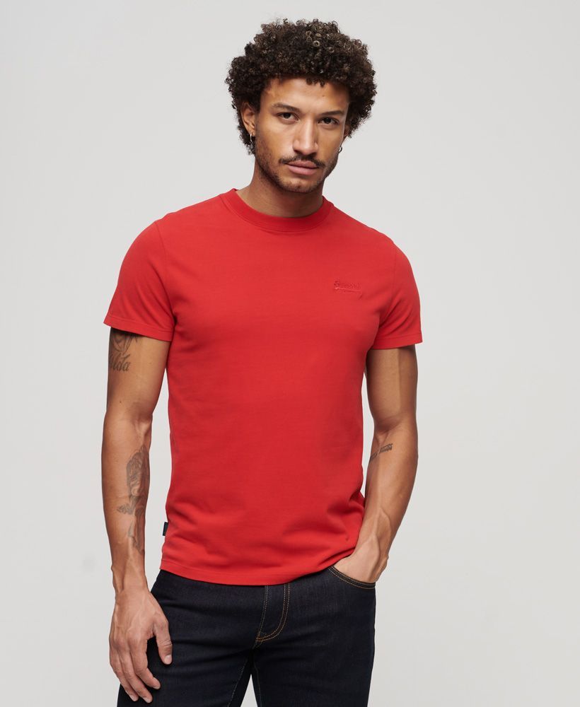 

Футболка мужская Superdry M1011245A красная 3XL, Красный, M1011245A
