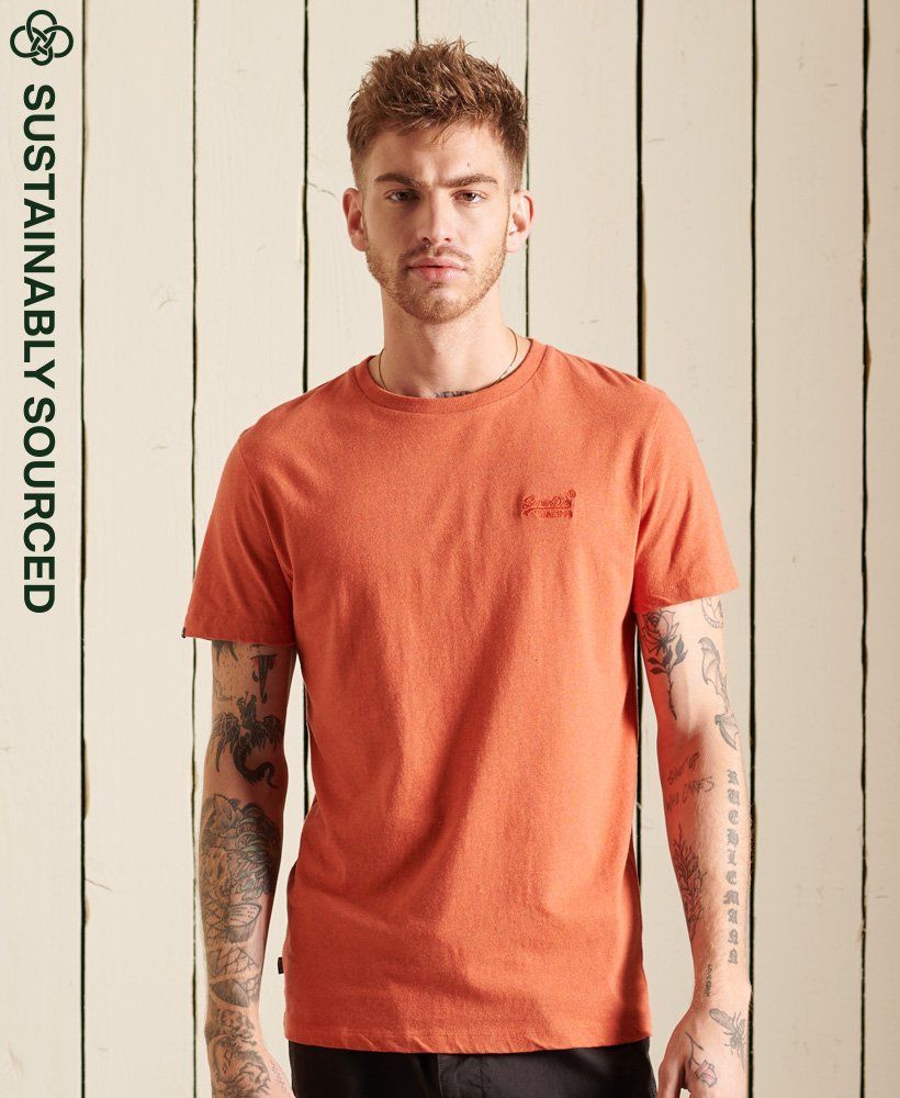 Футболка мужская Superdry M1011245A оранжевая S оранжевый