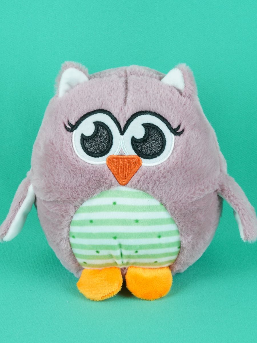 

Мягкая игрушка АКИМБО КИТ Сова 19 см, Фиолетовый