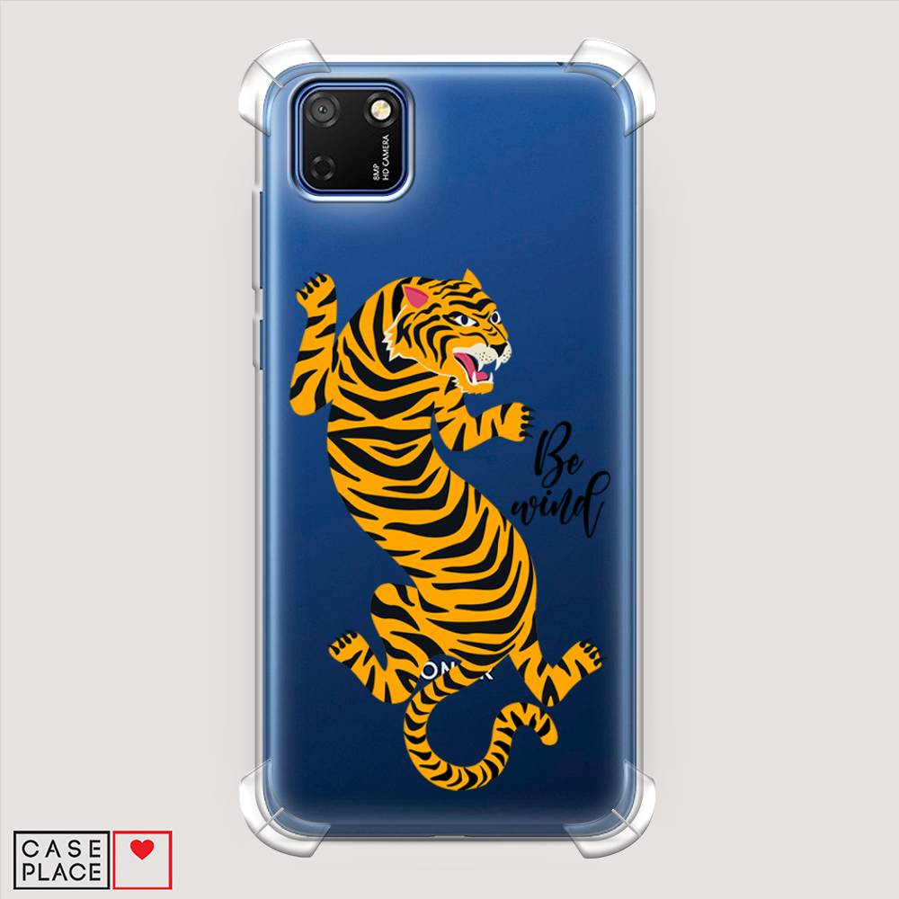 

Чехол Awog на Honor 9S "Tiger be wind", Желтый;черный