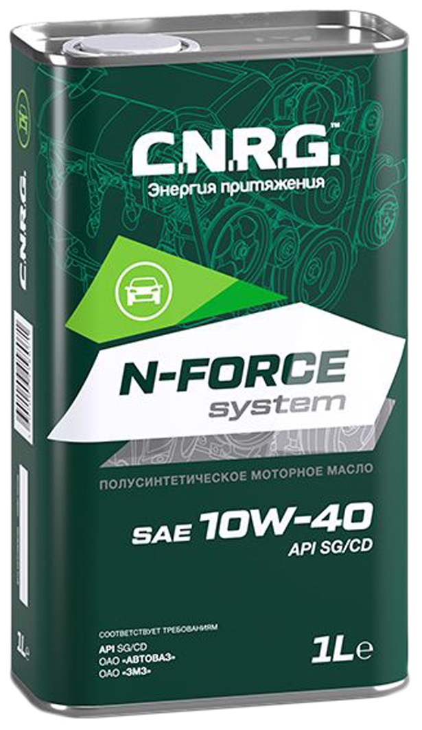 

Масло моторное C.N.R.G. N-Force System 10W-40 SG/CD (кан. 1 л)