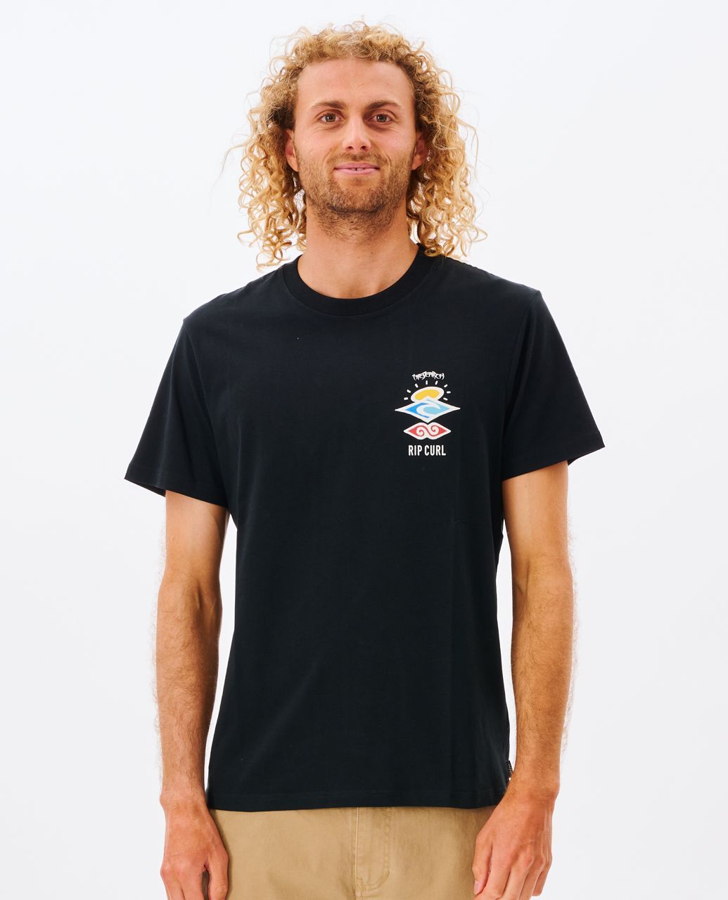 

Футболка мужская Rip Curl CTESV9 черная M, Черный, CTESV9
