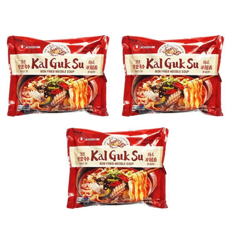 

Лапша быстрого приготовления Нонгшим Каль Кук Су (3 шт. по 103 г)