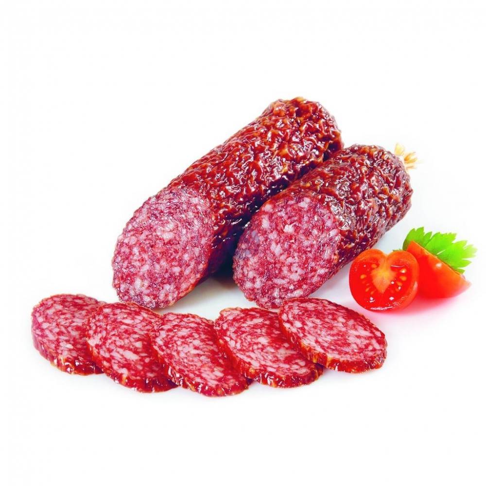 

Колбаса сырокопченая Мясницкий Ряд Президентский сервелат 1 кг