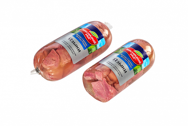 

Студень вареный Мясницкий Ряд Языки свиные в желе 1 кг