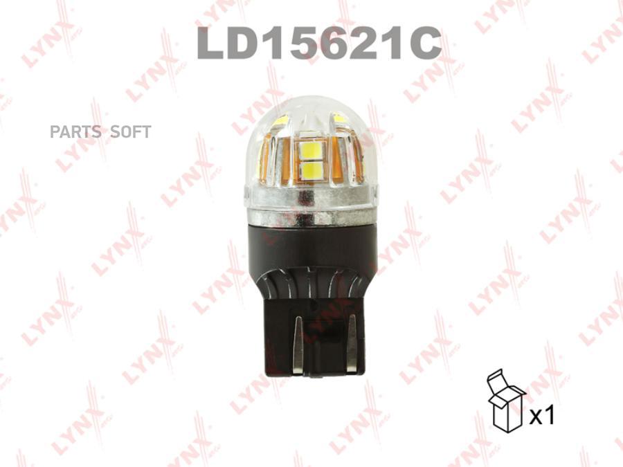 

Лампа светодиодная LED W21/5W T20 12V W3x16q 6800K Canbus