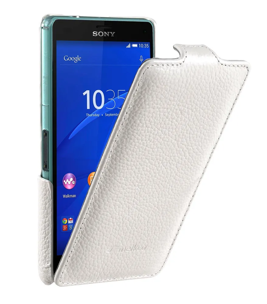 

Кожаный чехол Melkco Jacka Type для Sony Xperia Z3 Compact/Z3 Mini/D5803 белый