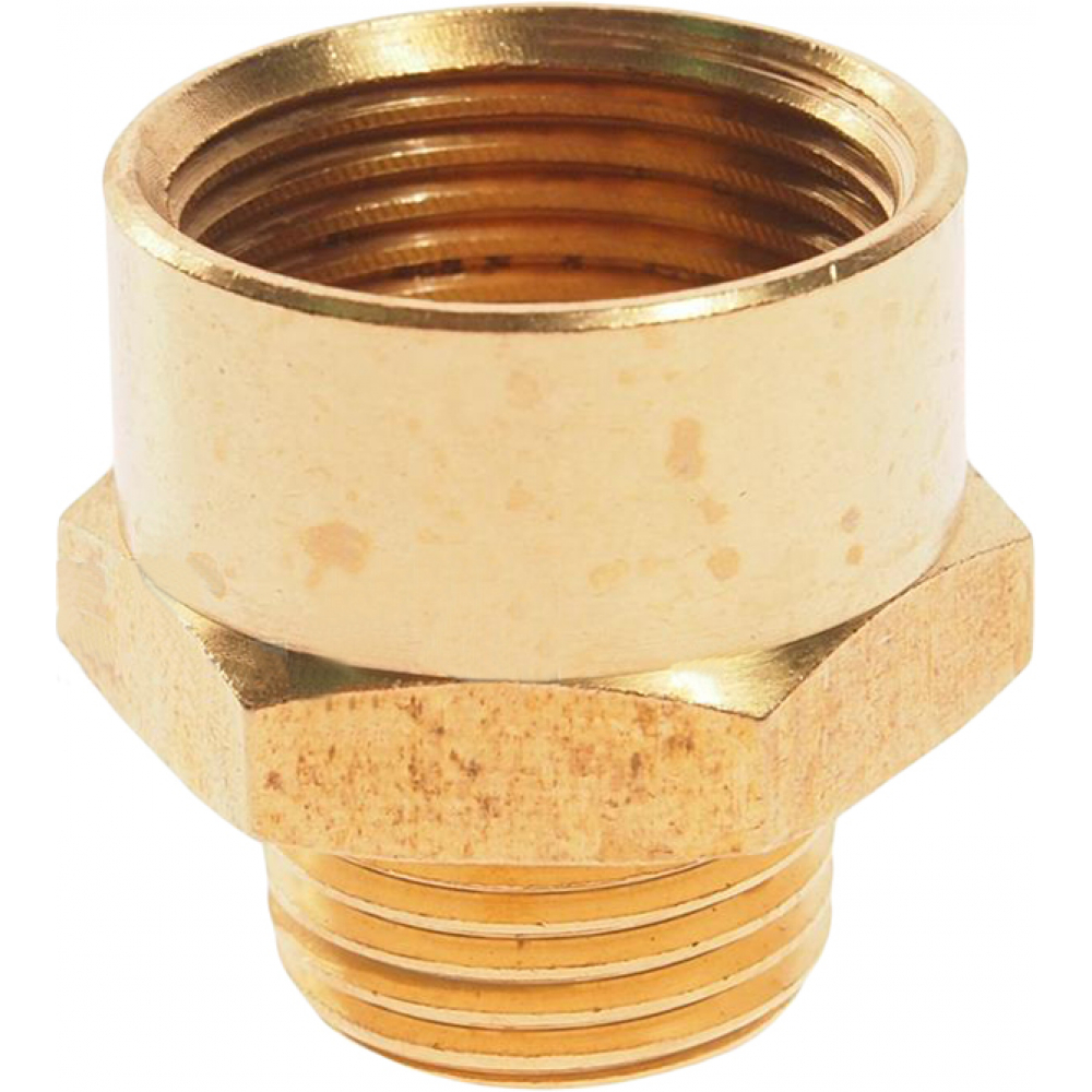 

Соединение резьбовое металл Эврика ER-MFE08/12 3/4", 1/2", в/р, н/р, золотистый
