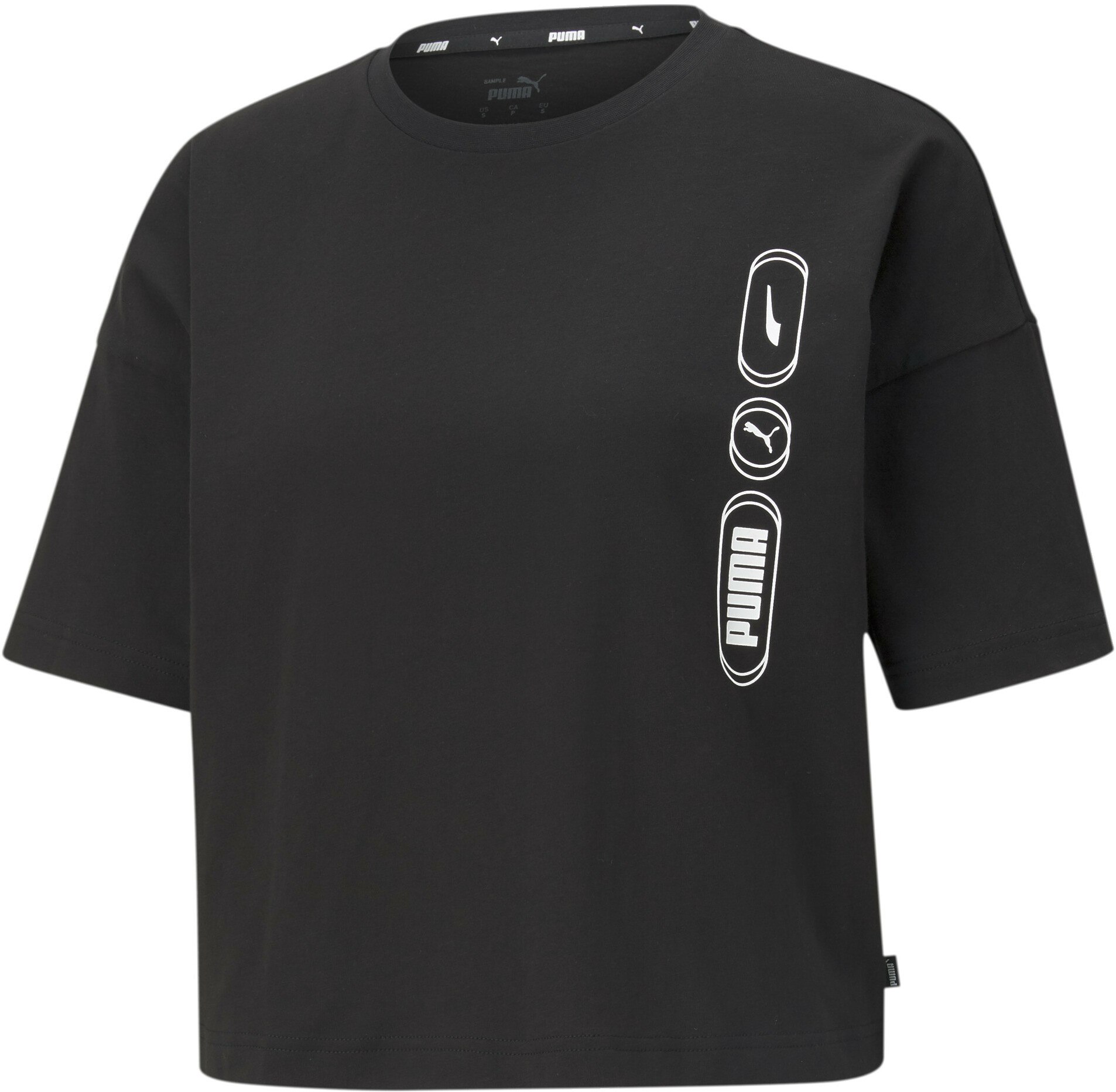 

Футболка женская PUMA 58573701 черная XS, Черный, 58573701
