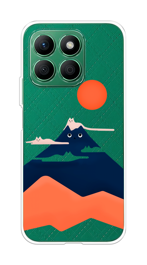 

Чехол на Honor X8B "Кот-гора", Черный;оранжевый, 6123250-1