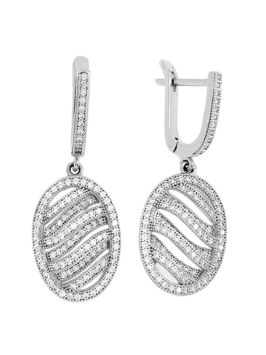 

Серьги из серебра с фианитом Balex Jewellery 2419910062, 2419910062