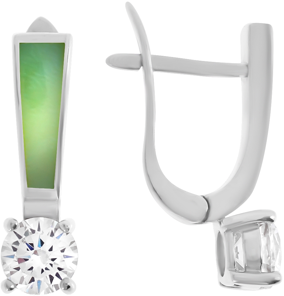 

Серьги из серебра с перламутром Balex Jewellery 2424920276, 2424920276