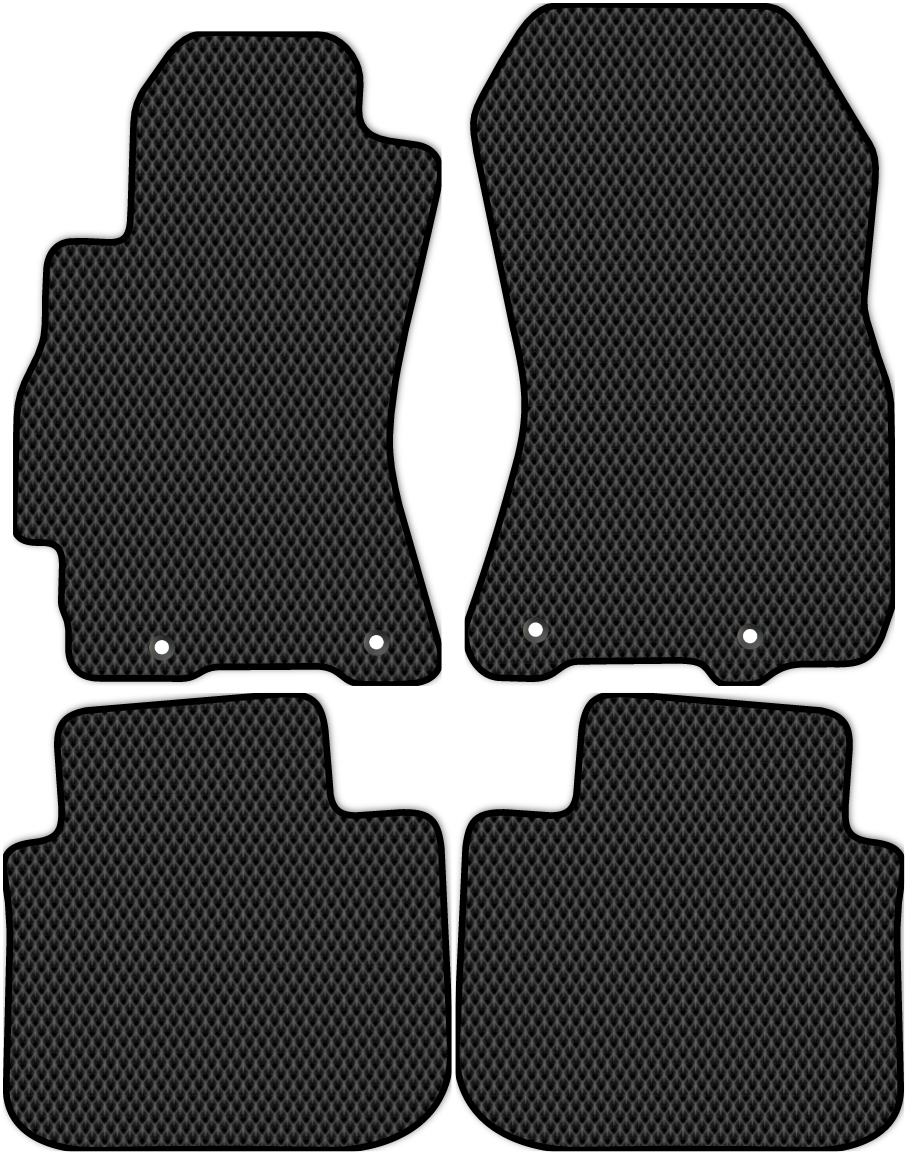 

Коврики ЭВА в салон для Subaru Outback (BR) 2009 - 2015, 4 шт. черный, 4603-S4Y-H
