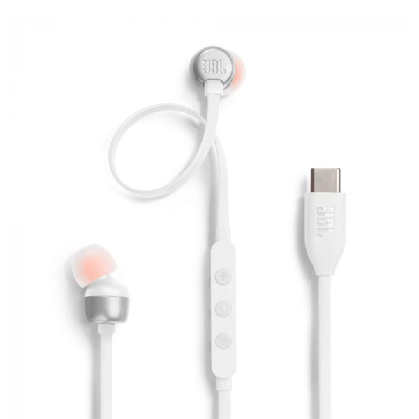 

Проводные внутриканальные наушники JBL TUNE 310 USB-C (JBLT310CWHT) белый