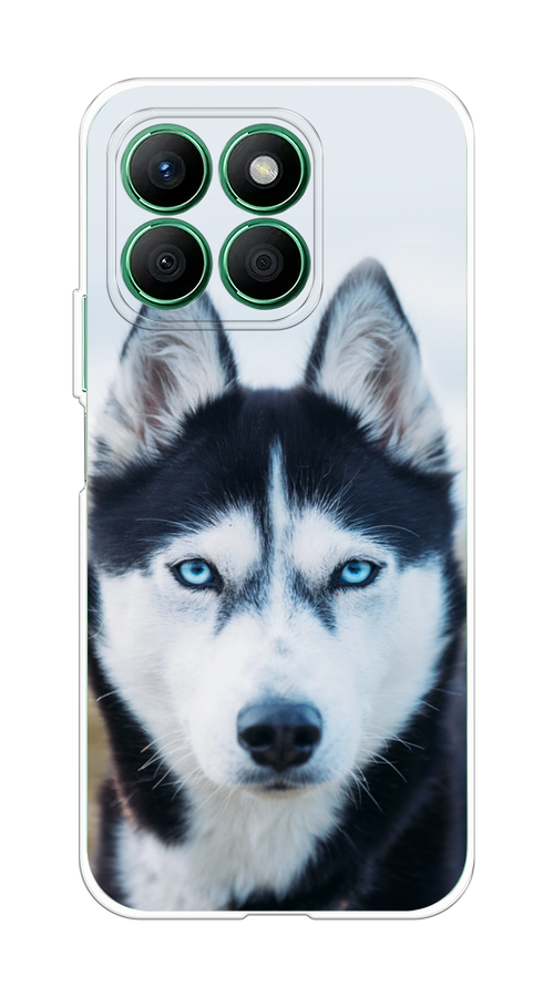 

Чехол на Honor X8B "Хаски 2", Синий;белый, 6123250-1