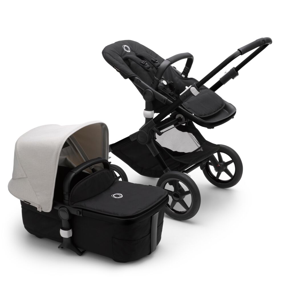 фото Коляска 2в1 bugaboo fox3 black/ midnight black/ misty white