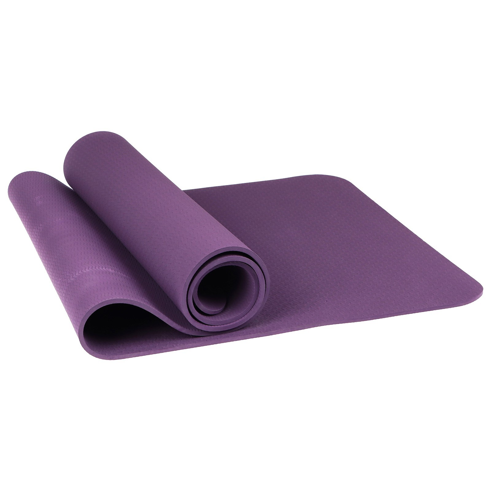Коврик для йоги Sangh волны purple 183 см, 6 мм