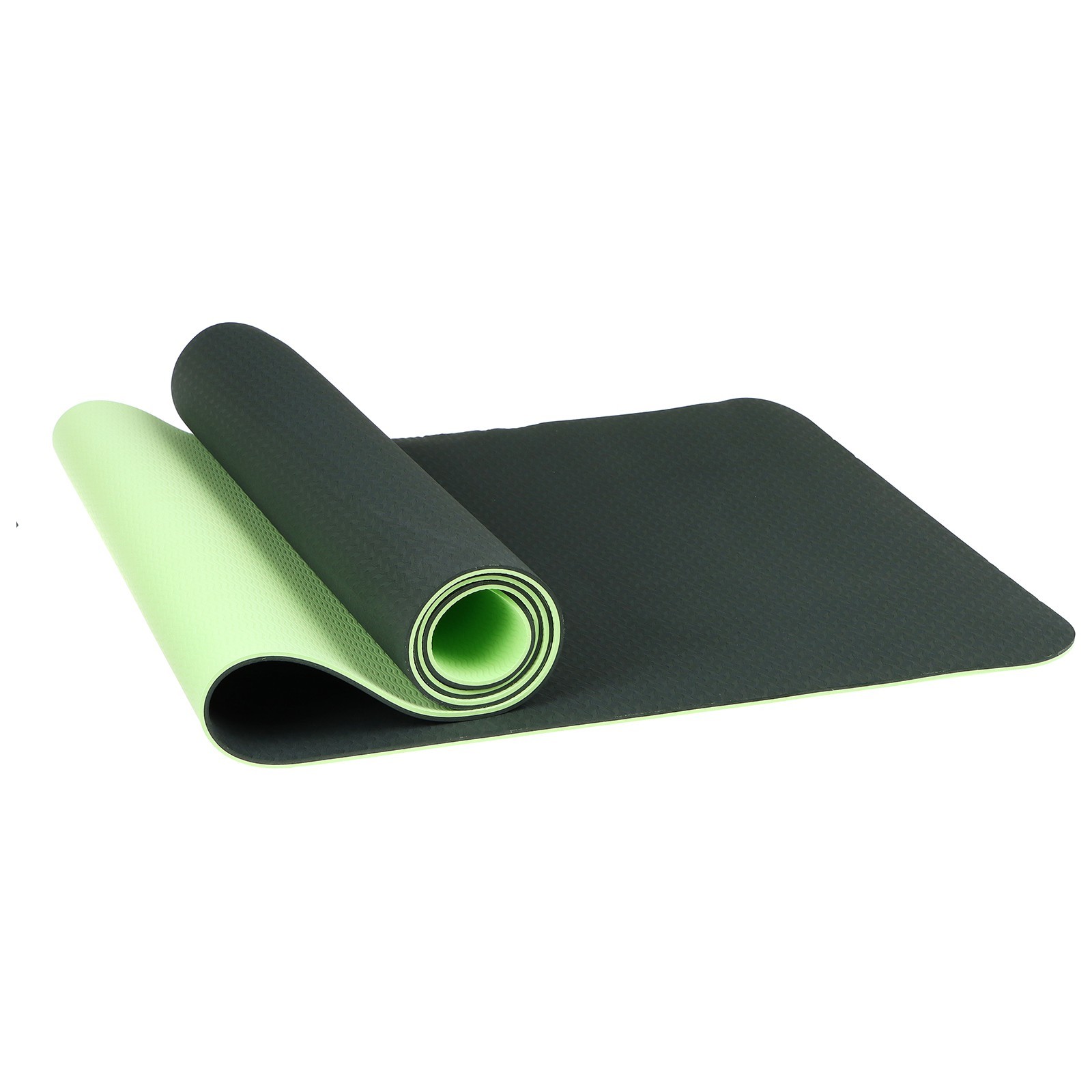 

Коврик для йоги Sangh двухцветный dark green 183 см, 6 мм, Зеленый, двухцветный