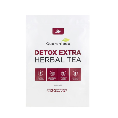 фото Чай для детокса guarchibao detox herbal tea каркаде