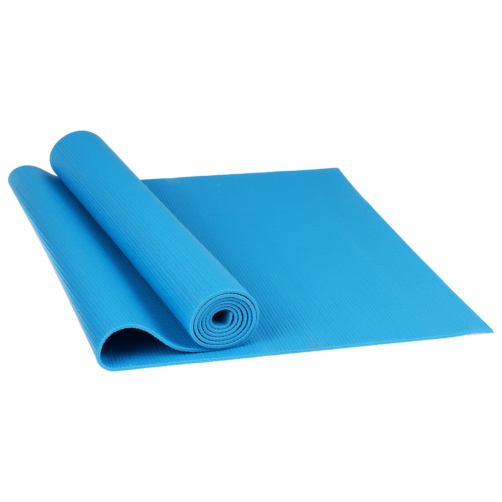 Коврик для йоги Sangh рельефный blue 173 см, 4 мм