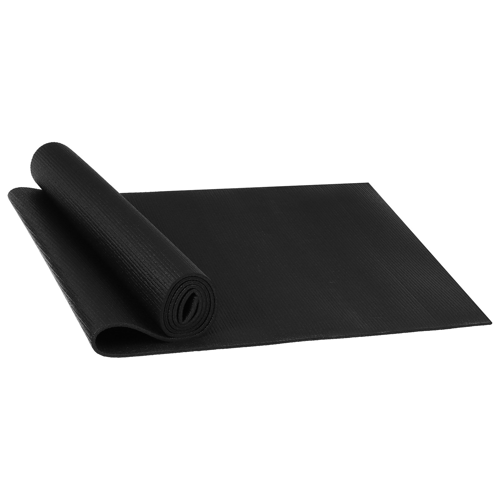 Коврик для йоги Sangh рельефный black 173 см, 3 мм