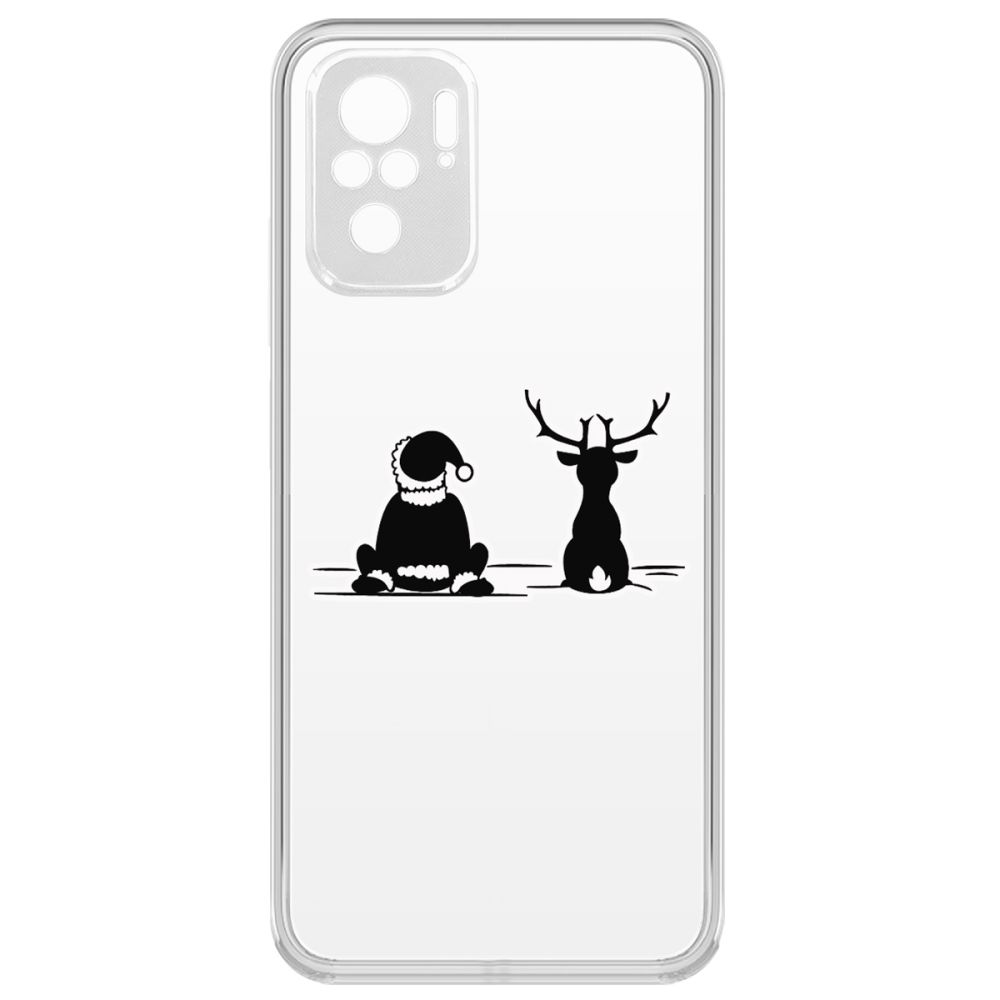 Чехол-накладка Krutoff Clear Case Мечтатели для Xiaomi Redmi Note 10/ Note 10S