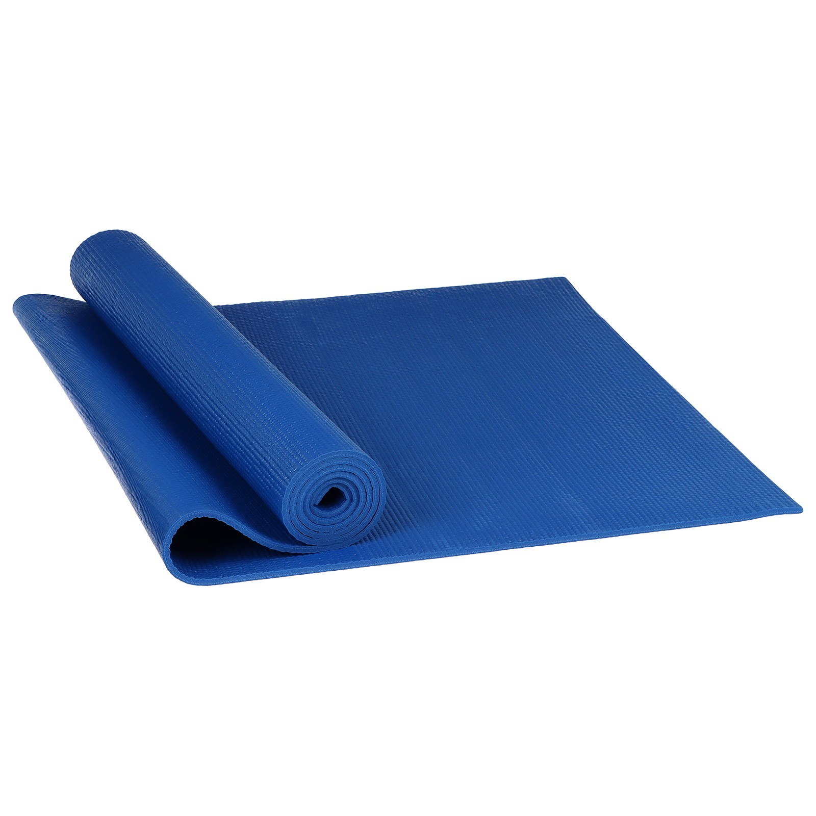 Коврик для йоги Sangh рельефный blue 173 см, 6 мм