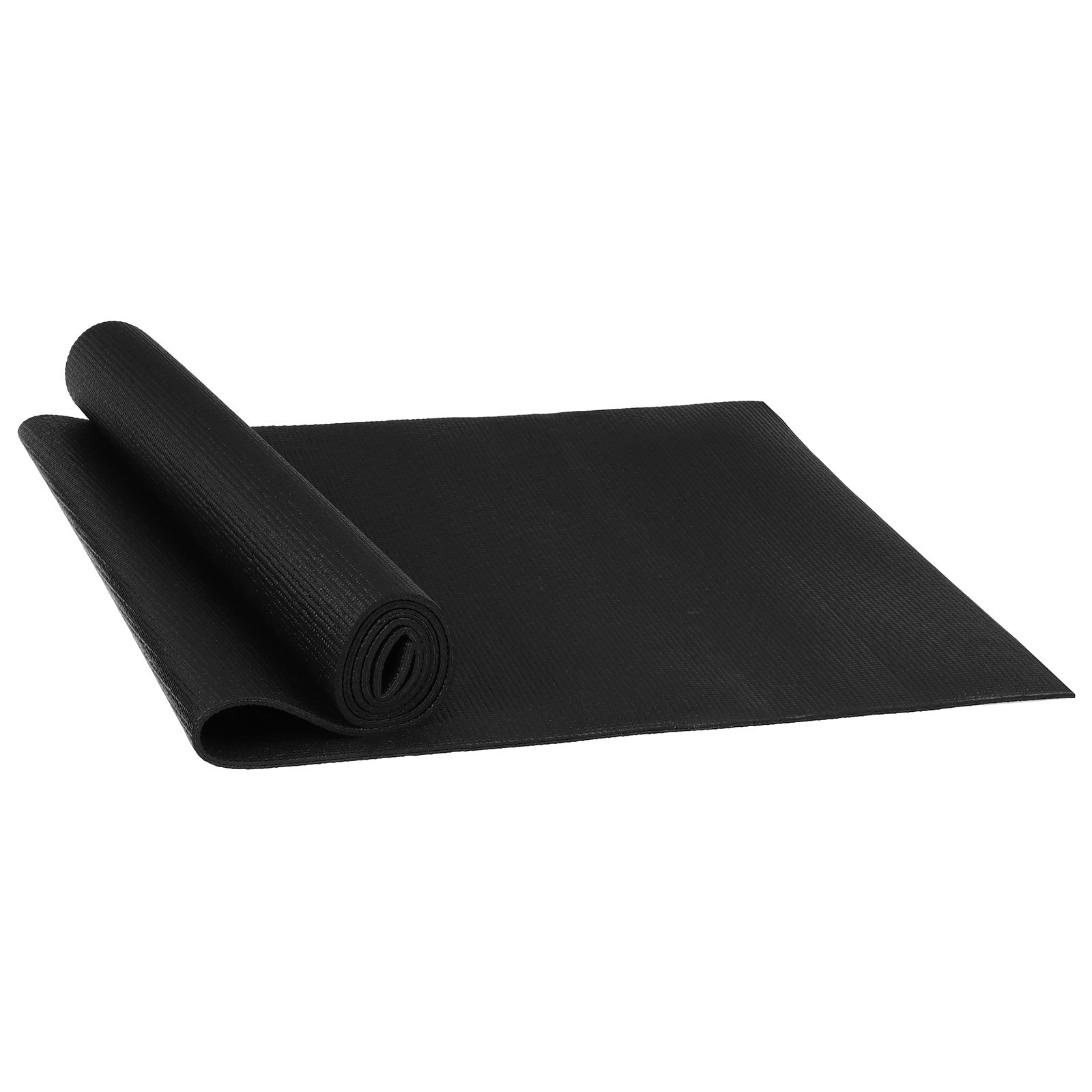 Коврик для йоги Sangh рельефный black 173 см, 5 мм