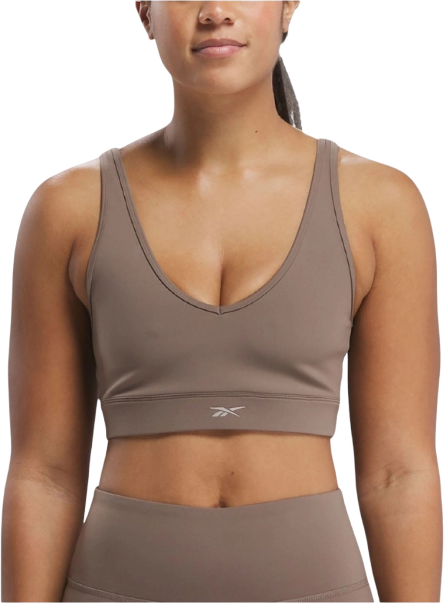 

Топ женский Reebok ACTIV COLL DREAMBLEND BRA коричневый XS, ACTIV COLL DREAMBLEND BRA