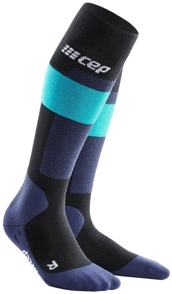 Гольфы женские CEP Compression Merino knee socks черные IV