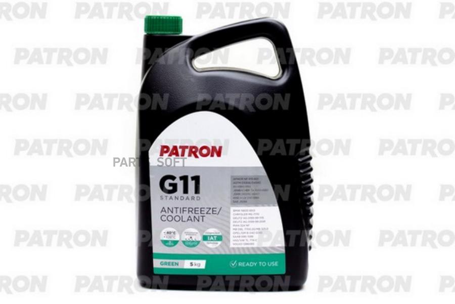Антифриз PATRON PCF4005 зеленый, G11