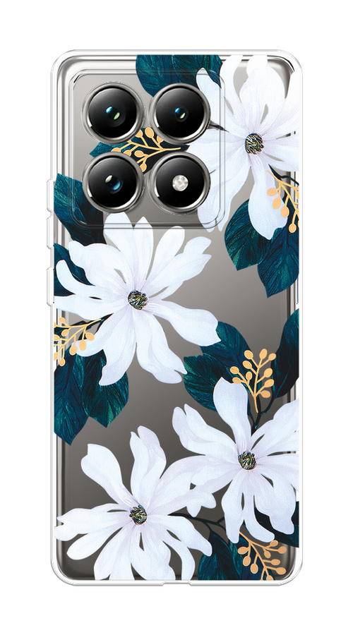 

Чехол на Xiaomi 14T Pro "Delilah Flower", Зеленый;белый, 323450-1