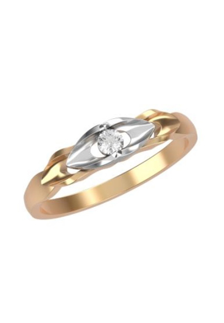 Кольцо из серебра с фианитом р. 18 Kari Jewelry К639-2528