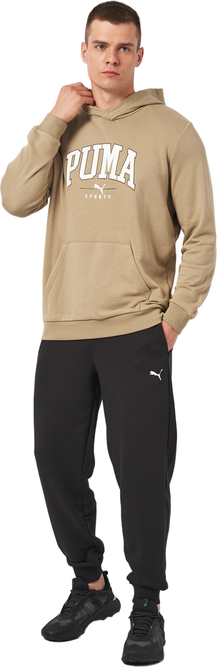 

Костюм мужской PUMA SQUAD Hooded Suit TR бежевый XXL, SQUAD Hooded Suit TR