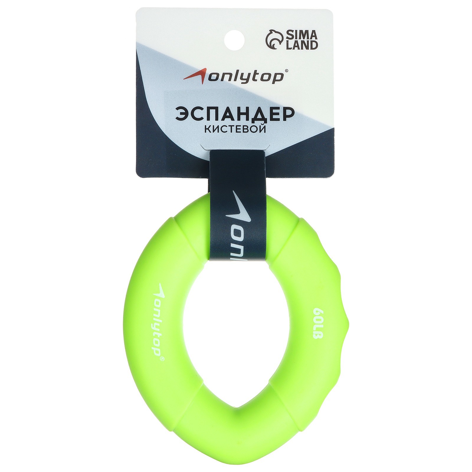 Кистевой эспандер Onlitop 3791406 зеленый, 1 шт.