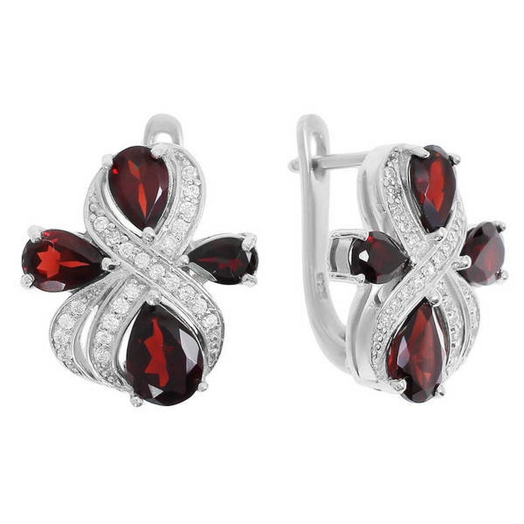 

Серьги из серебра с гранатом Balex Jewellery 2405937251, 2405937251