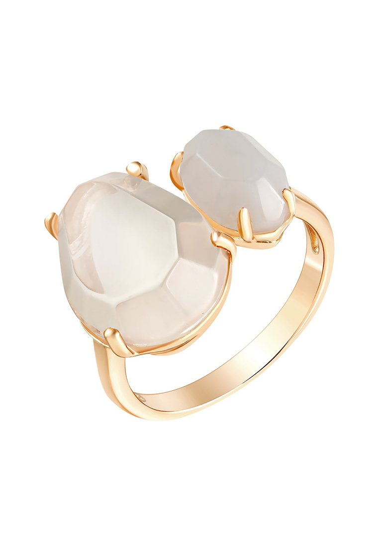 

Кольцо из серебра р.  Kari Jewelry КЛ-1999, халцедон\кварц, КЛ-1999