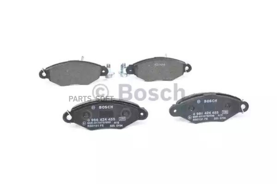 

Тормозные колодки Bosch дисковые для Renault Kangoo 1.2i-1.9d/tdi 99-01 986424455