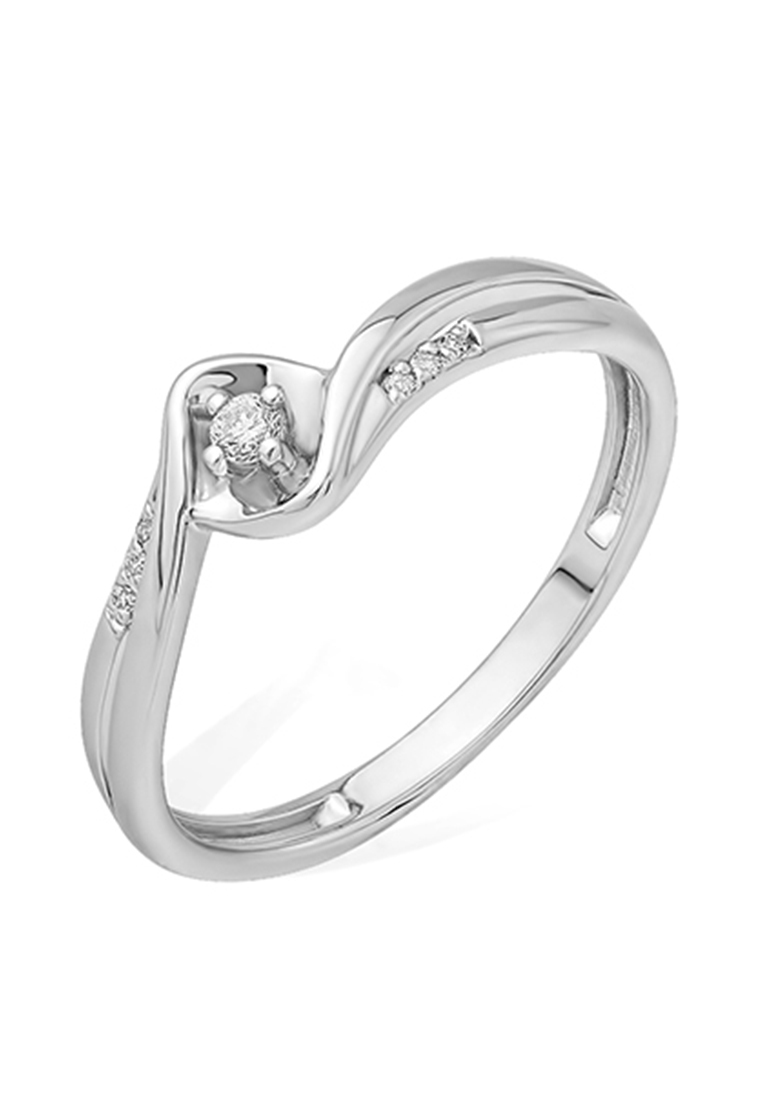 

Кольцо из серебра р.  Kari Jewelry 1040011554-1, бриллиант, 1040011554-1