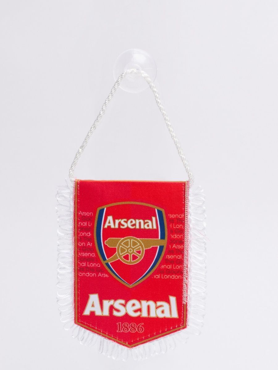 

Вымпел малый в авто на присоске Арсенал Arsenal 8х12см, Малый на присоске Арсенал