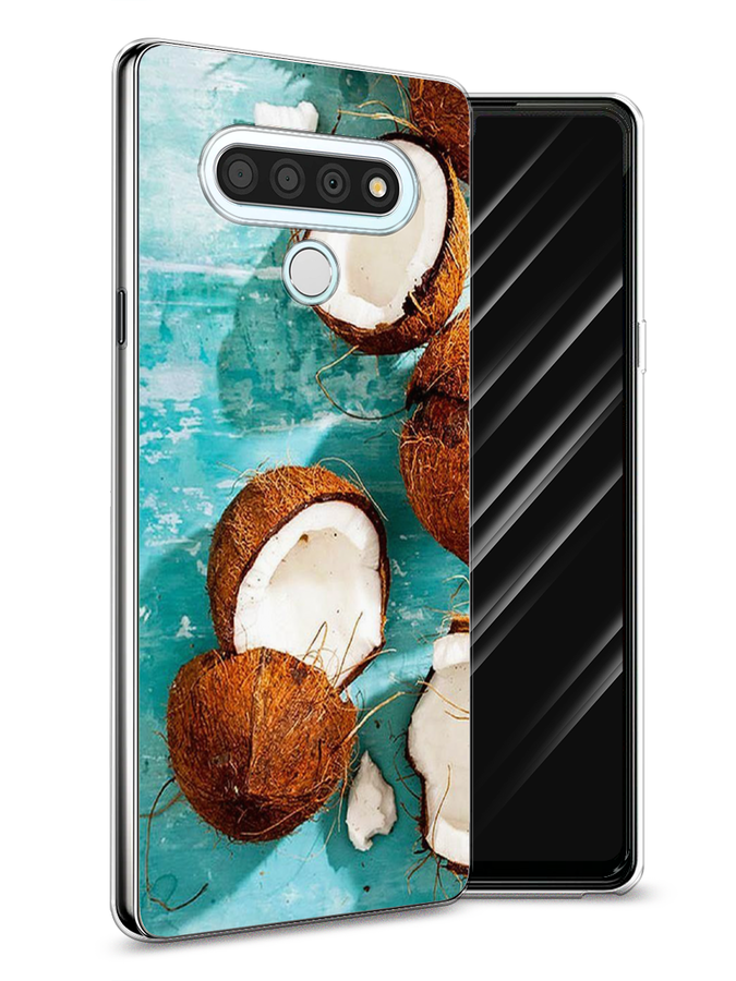 

Чехол Awog на LG Stylo 6 "Разбитые кокосы", Коричневый, 84550-10