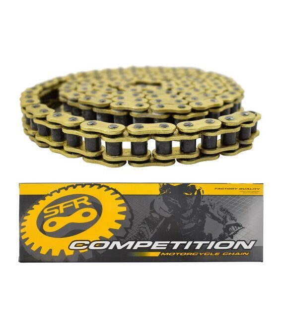 Цепь золотая SFR 520H-Х-120L усиленная, двойной сальник, приводная