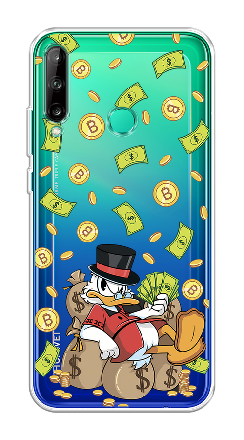 

Чехол на Honor 9C, Huawei P40 Lite E/Y7p "Скрудж Макдак в красном", Красный;черный;коричневый;прозрачный, 612550-1