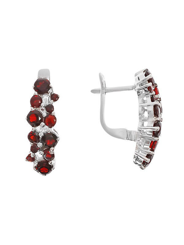 

Серьги из серебра с гранатом Balex Jewellery 2410931390, 2410931390