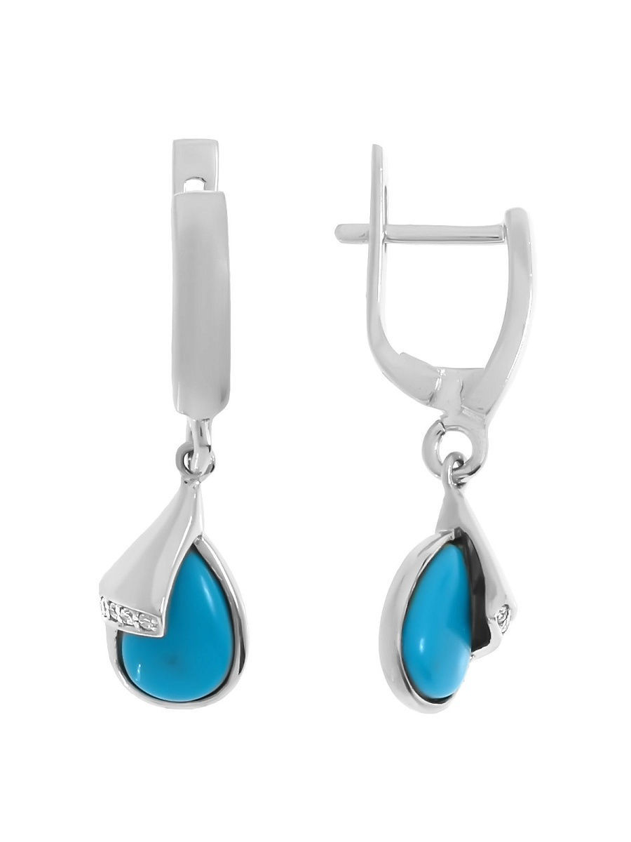 

Серьги из серебра с бирюзой Balex Jewellery 2421830195, 2421830195