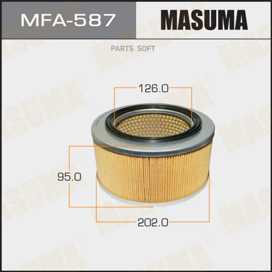 

Фильтр воздушный MAZDA MITSUBISHI NISSAN Masuma MFA587