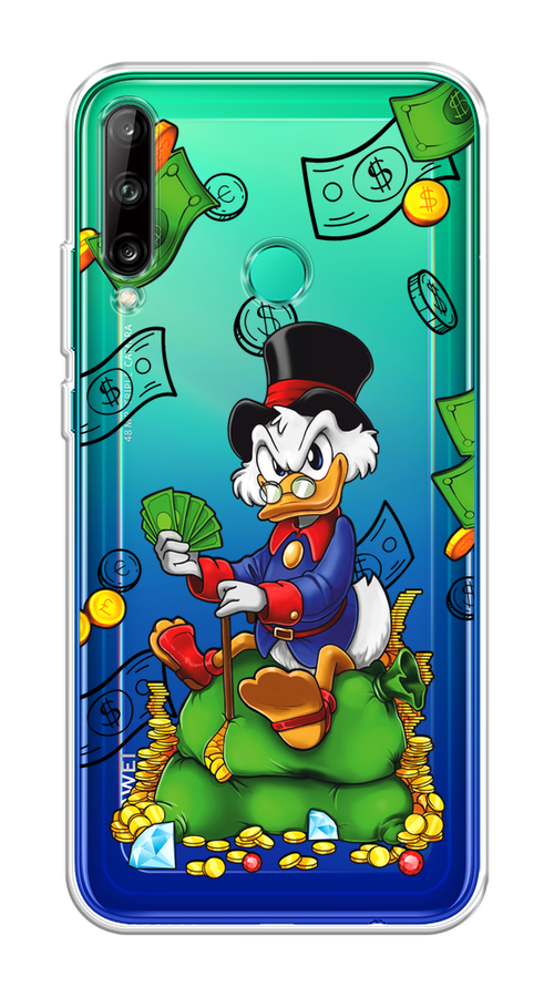 

Чехол на Honor 9C/Huawei P40 Lite E/Y7p "Scrooge Richness", Черный;синий;зеленый, 612550-1